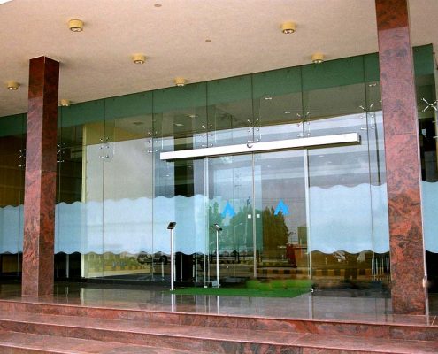درب شیشه ای فریم لس 2